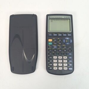 Texas Instruments TI-83 Plus Graphing Calculator With Cover Some Dead Pixels